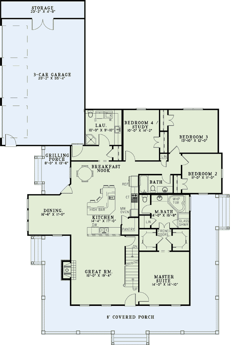 House Plan 62207 at FamilyHomePlans.com