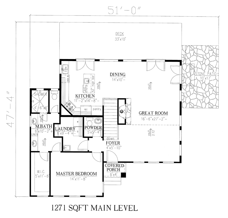 House Plan 50258 Prairie Style With 2161 Sq Ft 3 Bed 2 Bath 1