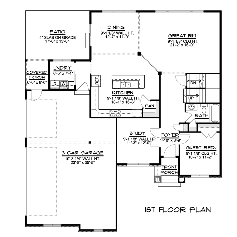 Slab On Grade House Plans With Bonus Room House Design Ideas