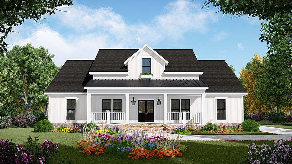 House Plan 60102 Southern Style With, 1800 Sq Ft Floor Plans With Basement