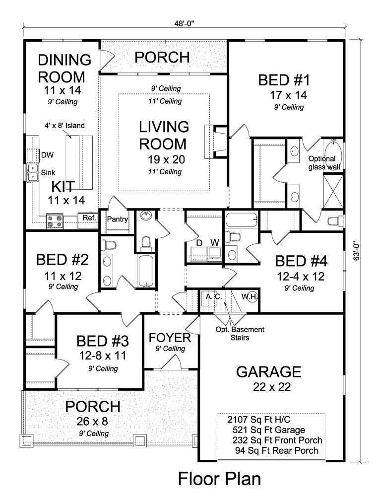 400 Sq Ft House Plan : House plans for small, big, colonial, modern