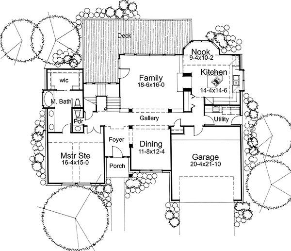 House Plan 65847 - Traditional Style with 2432 Sq Ft, 4 Bed, 3 Bath, 1 ...