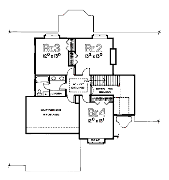 House Plan 67887 - European Style with 2814 Sq Ft, 4 Bed, 2 Bath, 1 ...