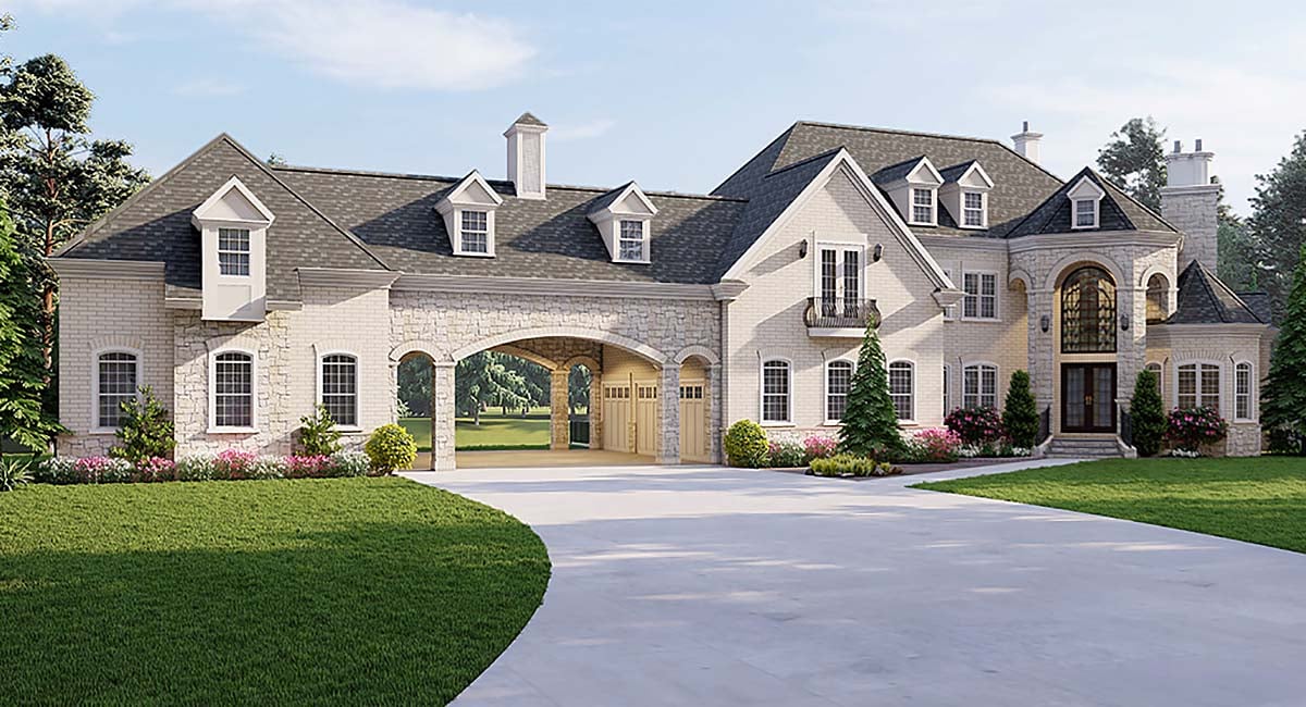 House Plan 72226 French Country Style With 3302 Sq Ft 5 Bed 5