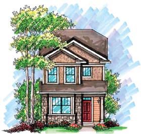  House  Plans  with Rear  Entry  Garages  or Alleyway Access
