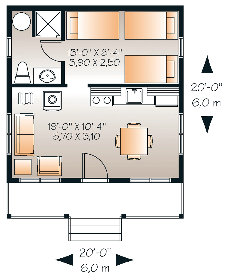 House Plan 76165 Cabin Style With 400 Sq Ft 1 Bed 1 Bath,2 Bedroom Apartments For Rent In Philadelphia 19120