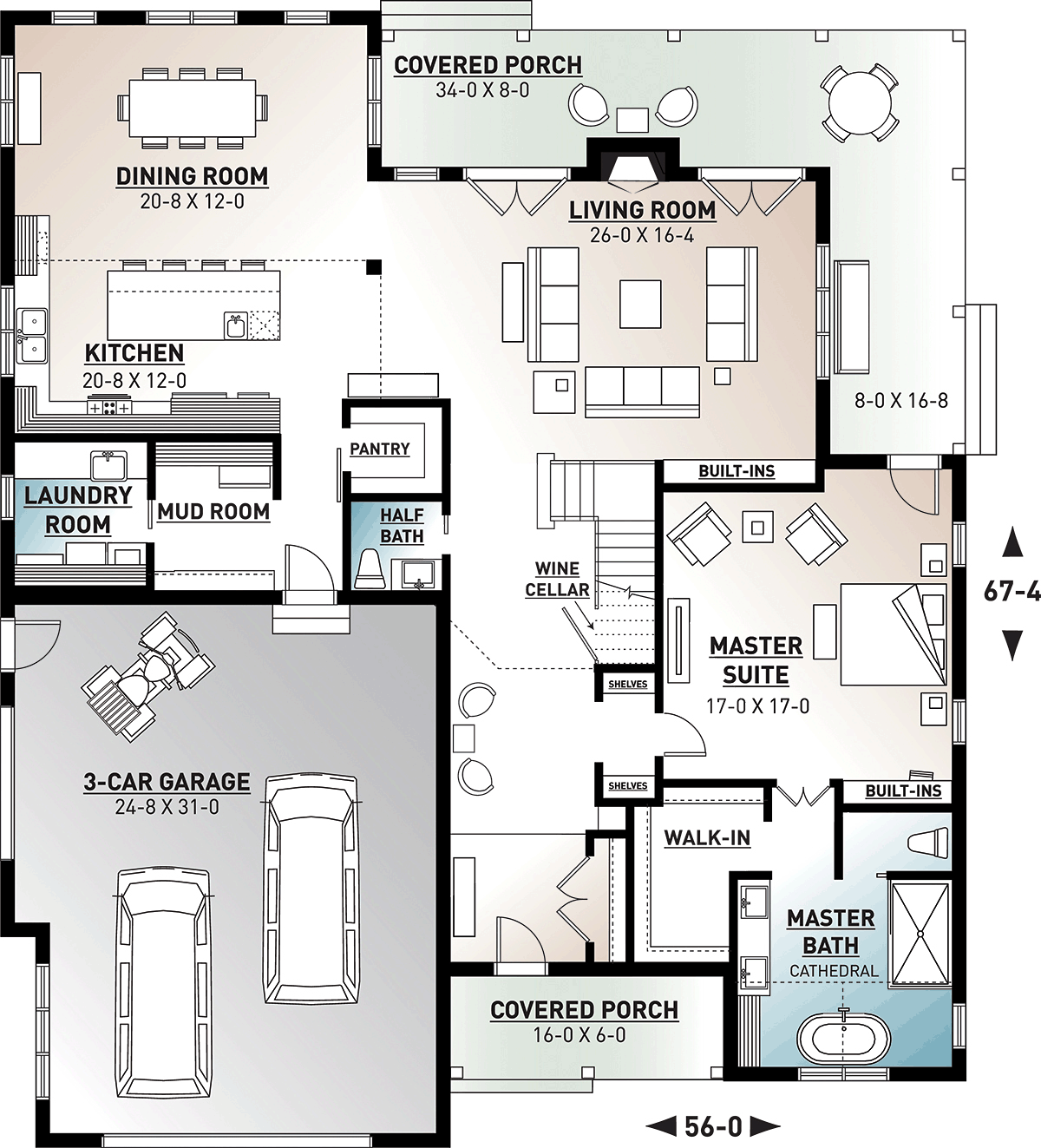 Large Ranch Style Home Floor Plans - Tabitomo