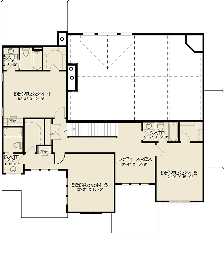 Farmhouse Style House Plan 82531 With 5 Bed 6 Bath 3 Car Garage