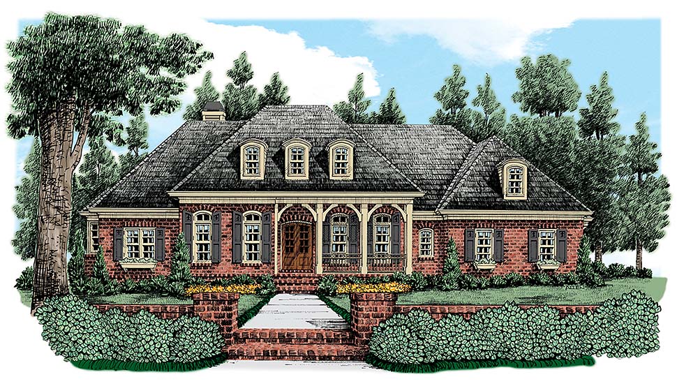 House Plan 83077 French Country Style With 3590 Sq Ft
