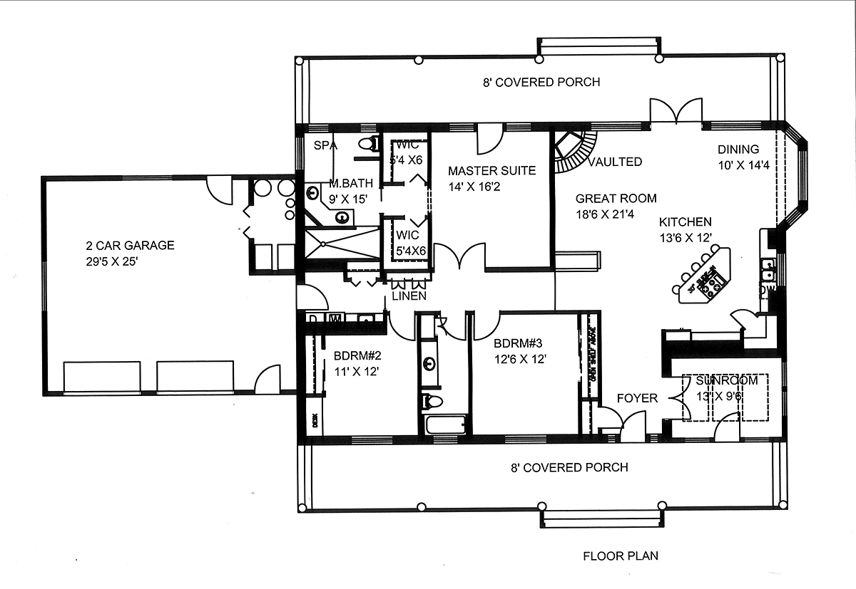  House  Plans with Sunrooms or 4 Season Rooms