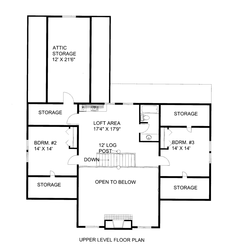 House Plan 85353 with 2600 Sq Ft, 3 Bed, 2 Bath, 1 Half Bath