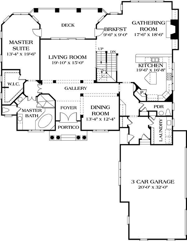 House Plan 85497 - Mediterranean Style with 5493 Sq Ft, 5 Bed, 4 Bath ...
