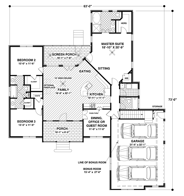 1 700 2 300 Sq Ft Home Plans