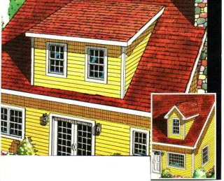 dormers for shed & gable roofs - plan 90036
